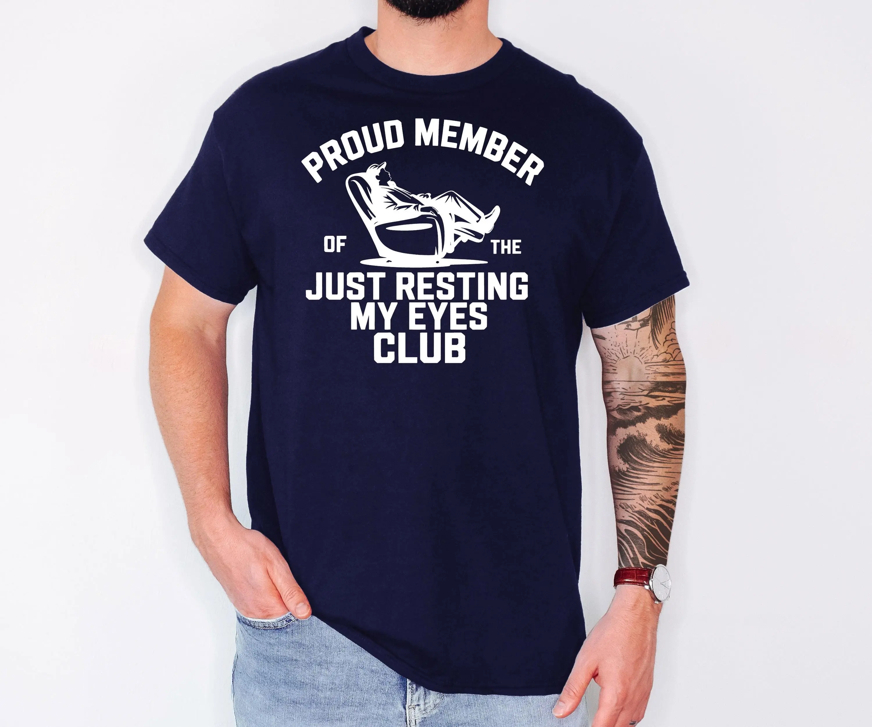 Just Resting My Eyes Shirt for Dad Gift for Dad, Funny Fathers Day Shirt, Fathers Day, Funny dad gift - HARSIN