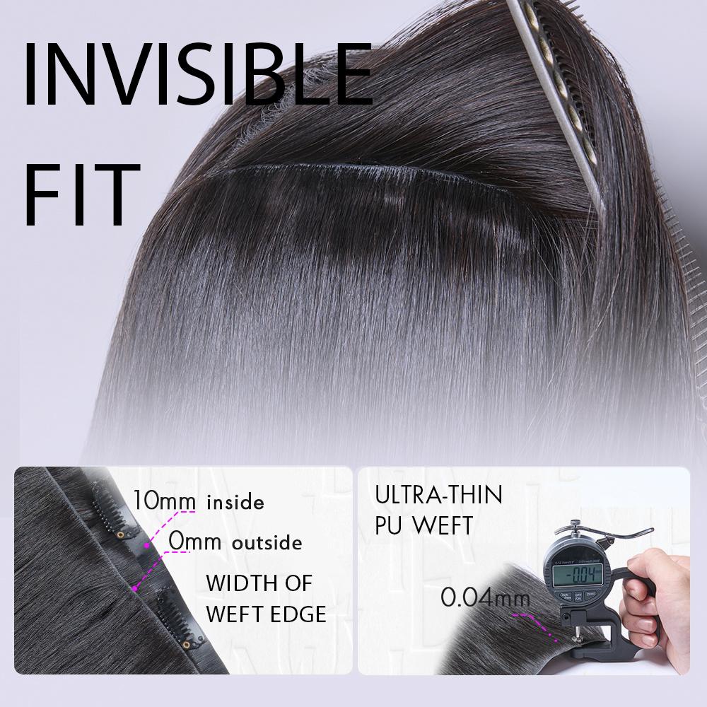LUVME 100% Virgin Human Hair Extensions Seamless & Invisible Edge Straight, Body Wave, Kinky Curly, Yaki Straight, Messy Burmese Curl Clip-In Limited Time Offer TikTok Exclusive #luvmenewarrivals