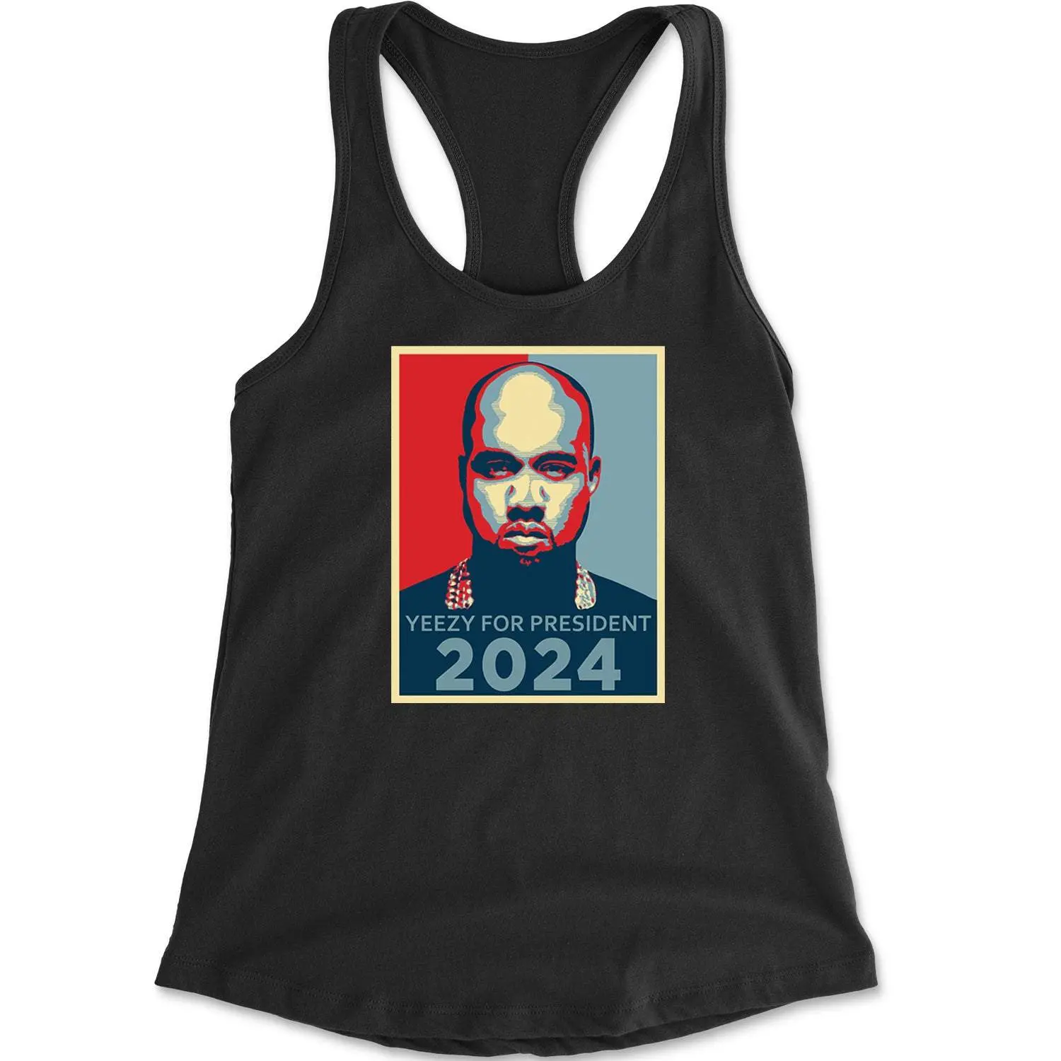 Yeezus For President Racerback Tank Top for Women