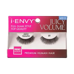 Kiss i ENVY 100% Human Eyelash Full Strip Juicy Volume 01, KPE12