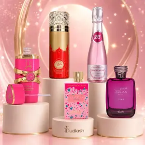 Oudlash Bundle | Bharara Beauty Champagne Pink + Anfar Cotton Candy + Hawas Diva + Lattafa Yara Candy Oil | Women's Fragrance | 20 ML - 100 ML | Eau De Parfum + Concentrated Oil | Jasmine - Rose & Marine