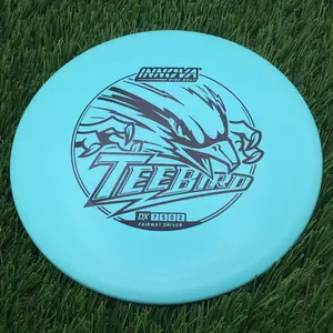 Innova DX Teebird with Burst Logo Stock Character Stamp - 163.6g - Light Blue