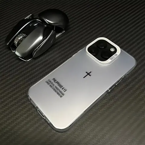 Flexible TPU Patterned Soft Smartphone Cover - Cross Pattern Laser Craft, Shockproof Protective Cover, Anti-Drop, Comfy Grip for iPhone 17,16,15,14,13,12,11 & Samsung Galaxy S25,S24,S23,S22 Cellphone Handheld Devices Protection Accessory