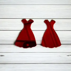 Red Dress MMIW acrylic blanks | Beading Supplies | Cabochon Cab Centers Dangles Pow Wow