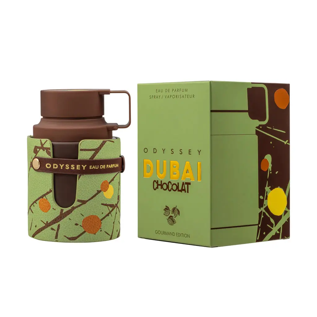 Armaf Odyssey Dubai Chocolat EDP - 100ml (3.4 oz) Unisex Evening Wear Chocolate Perfume, Choco Musk EDP, Dark Chocolate, Aromatic Cacao Vanilla, Gourmand Candy-Flavored Longlasting Aromatic Fragrance