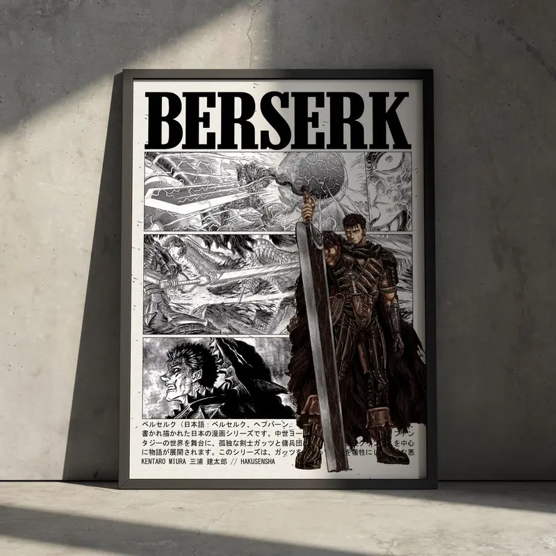 Bleach Anime Poster - Gotei 13 Anime Art Print Anime Gifts