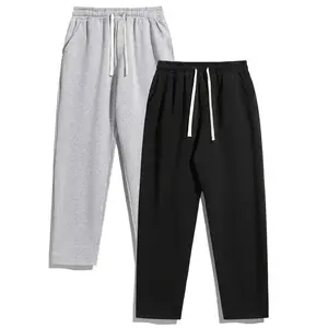 2-Piece Men's Solid Fashion Sweatpants Versatile Year-Round Wear, Ideal for Autumn and Winter  100% Polyester Fit Menfashion casual  man mensGift