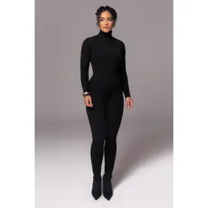 Black Naaya Ribbed Leggings