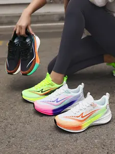 New Women's Breathable Mesh Casual Sports Shoes, Lightweight Shock Absorption Road Running Shoes, Fashion Versatile Workout Sneakers, Athletic Shoes, Multiple Colors Available