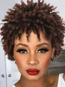 Short Dreadlock Wig For Women And Men Afro Kinky Wigs Faux Locs Dreads Wig Heat Resistant Short Braided Wigs For Women