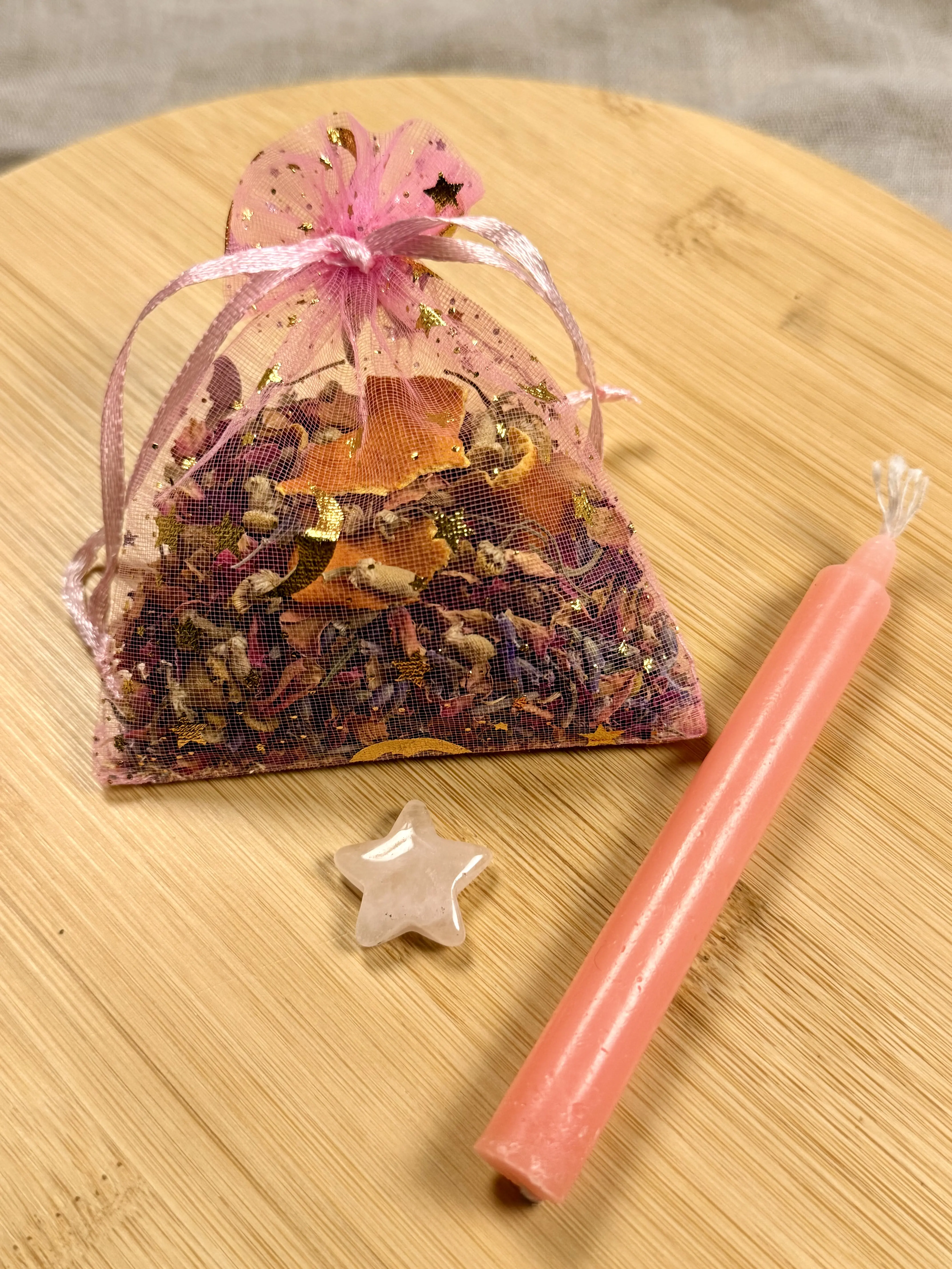 Self-Love Aroma Intention Pouch Kit | Intentional Self-Care Ritual