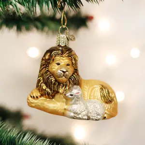 Lion And Lamb Ornament Lion And Lamb Ornament