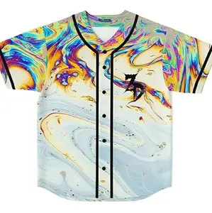 Zeds Dead Trippy Acid Baseball Jersey, Unisex EDM Festival Shirt, Breathable Party Top, 420-Inspired Gift for Electronic Music & Baseball Fans, Gift for Him/Her, For Any Season