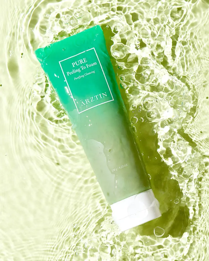ÄRZTIN PURE Peeling to Foam – Korean Exfoliating Facial Cleanser, 120g