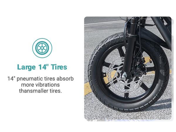 【AOVOPRO- VOLTVOGUE】 Electric Scooter, Peak Power 750W, Top Speed 22 mph, 10.5-22.5Ah, Driving Range 20-60 Miles, Rear Disc Brake + Electronic Brake, 14-inch Inflatable Tires.