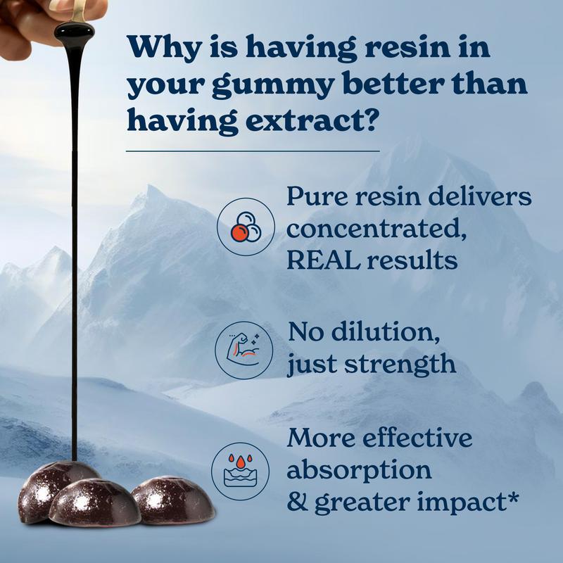 4 Packs of BetterAlt Pure Shilajit Resin Gummies | Tamarind & Mango Flavors | Helps Improve Stamina | Lab-Tested for Purity Healthcare Vitamin