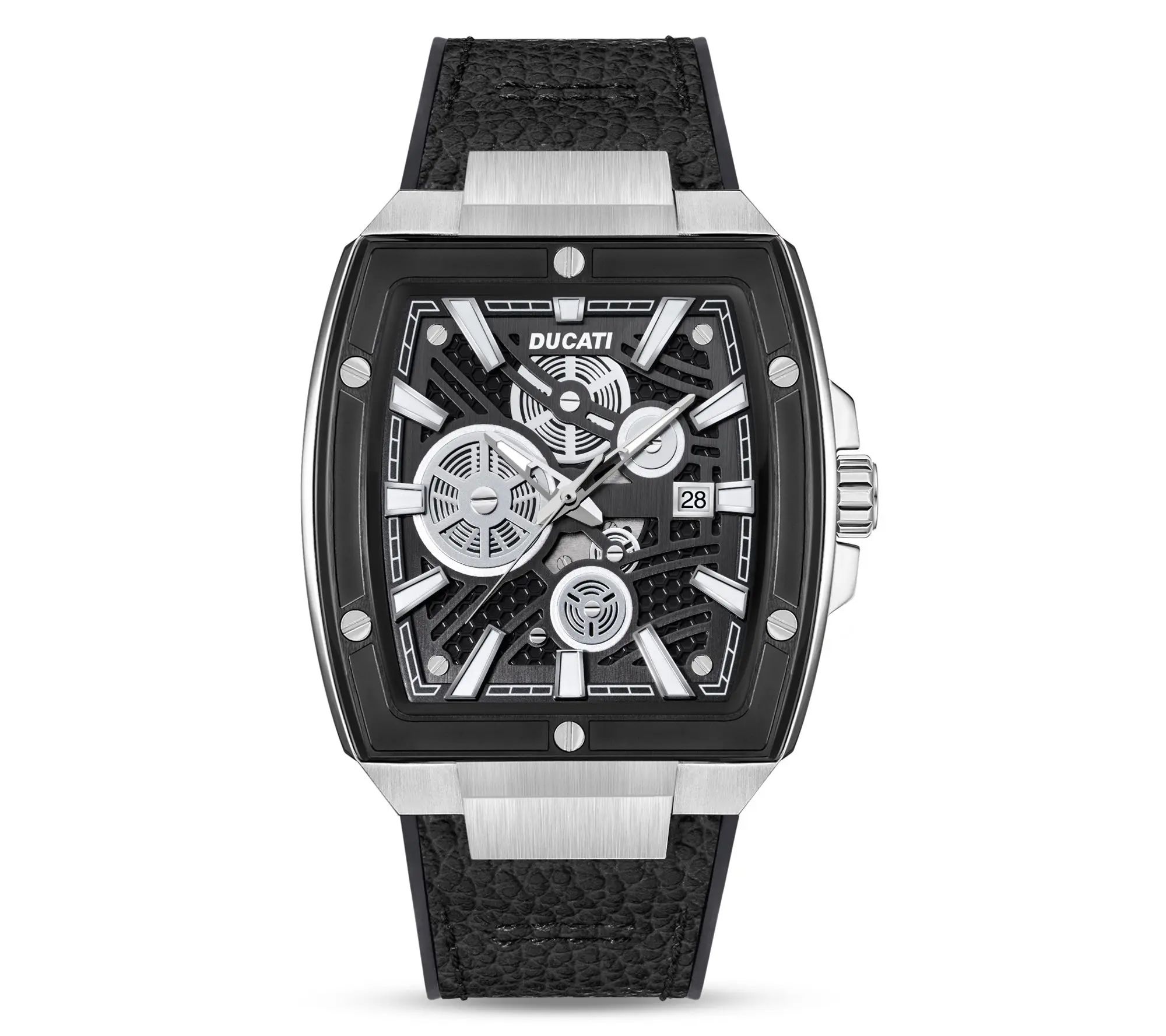Ducati Corse Men's Dress Sport Black Strap Watch