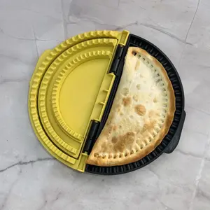 Large Wrap Tortilla SealerTacos, Quesadillas, Dumplings, Calzone, Sandwich, Three separate parts & Adjustable 6"-8''-10" Dishwasher Safe Lightweight Compact Utensils Kitchen