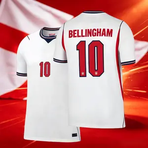 2026 England National Home 10# Bellingham Short Sleeve Soccer Jersey Fans Version Breathable