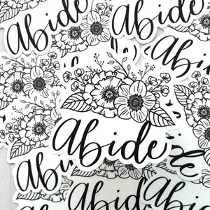 Abide Sticker