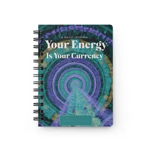 Your Energy Is Your Currency Journal - Daily Planner, Inspiration & Manifestation Journal, Gift for Creatives, Self-Care Diary - Energy