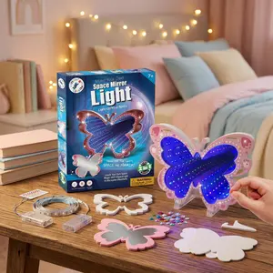 Butterfly Space Light Tunnel for Kids 7-12 - DIT Craft and Science Kit