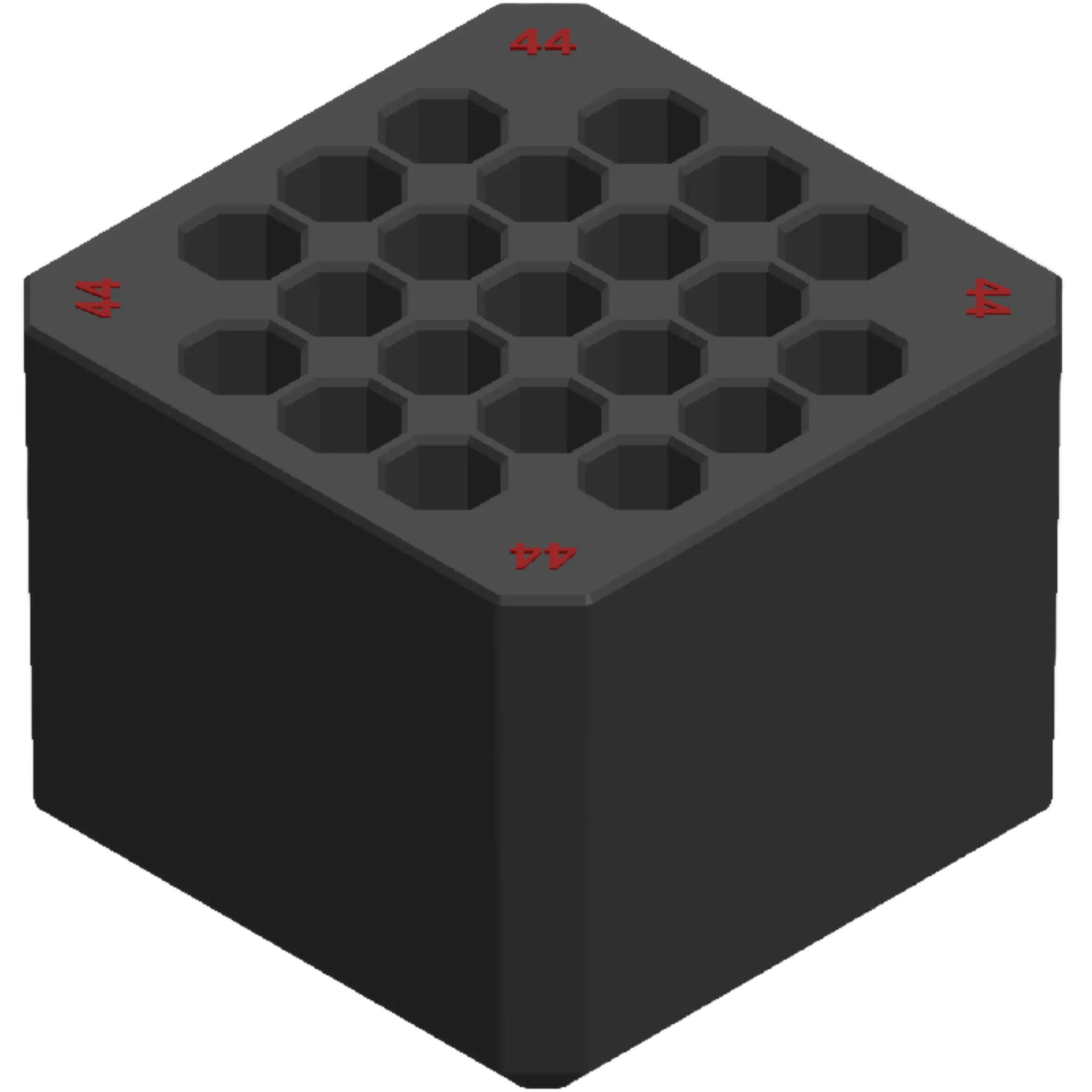 SMALL TRAY 44 MAG RED