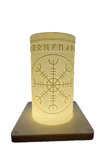 Helm of Awe 3d Printed Accent Lamp kit, Luminark Modular Lamp Collection