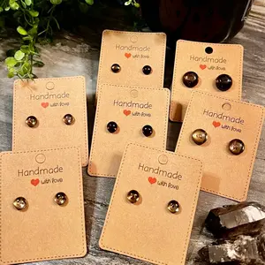 Smoky Quartz earrings hypoallergenic