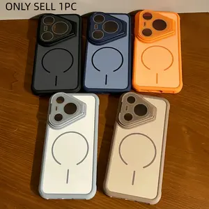 For HUAWEI Pura 70 80 Pro Ultra Mate 70 60 70 Pro Magnetic Skin-feel  Magnetic Phone Case with Lens Protection Stand