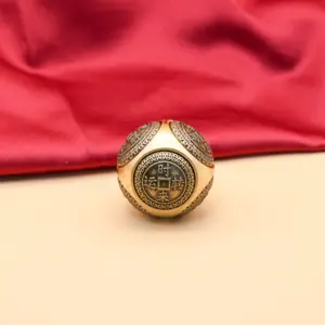 Elegant Brass Six-Sided Rotating Ball, Relaxation & Wealth Attraction, Handheld Feng Shui Charm, Ideal High-End Gift, Feng Shui Ornaments, Home Decor Ornaments
