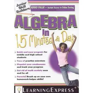 USED-Algebra in 15 Minutes a Day [with Access Code] [With Access Code] by LearningExpress Staff (Paperback)