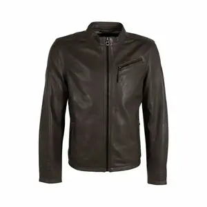Mauritius Mens's Jaqua Racer Leather Jacket