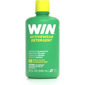 Activewear Detergent - Free and Clear - 32oz Bottle - Sports Detergent for Sweaty Workout Clothes and Team Uniforms