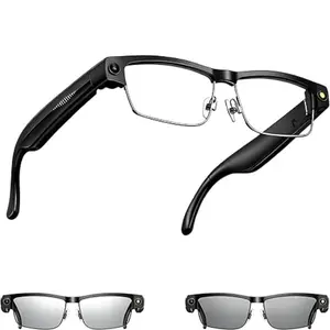 AI Smart Glasses with Camera, 8MP HD Video Recording, Real-Time Translation, Voice Assistant, Camera Glasses,AI Glasses,Open-Ear Audio,Suitable for Travel & Vlogging, Multifunctional Smart Glasses