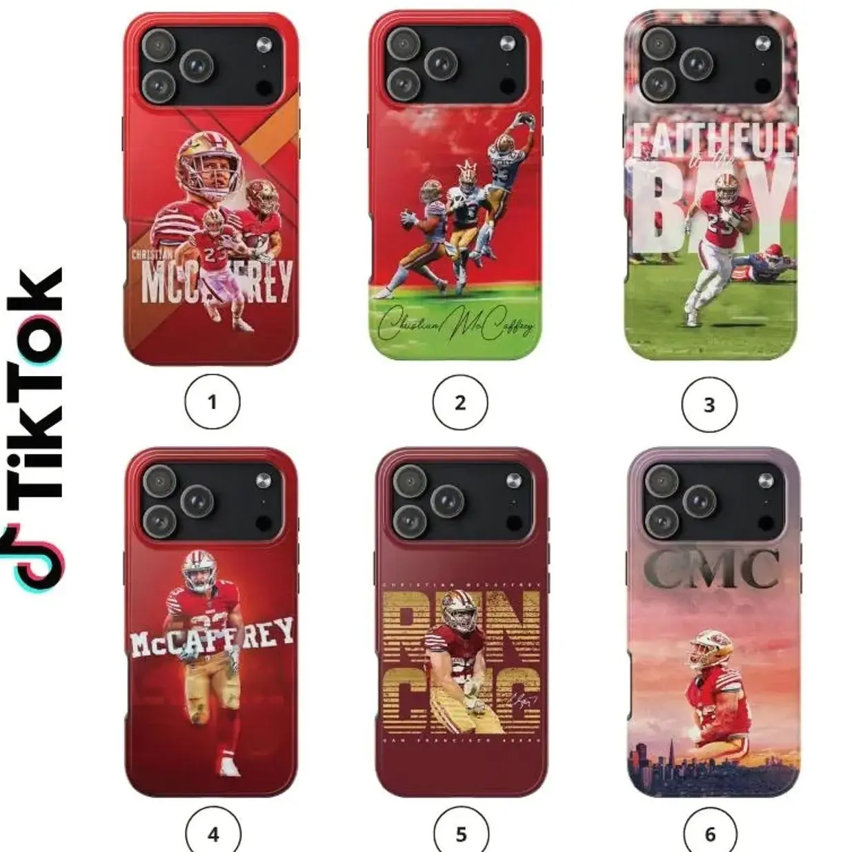 Christian McCaffrey CMC Phone Case | Sports Fan Gift | Cover for iPhone 11 12 13 14 15 16 17 x Samsung 21 22 23 24 25