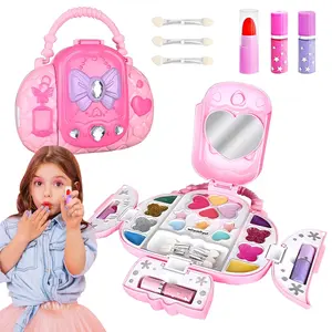 Kids Makeup Set for Girls, Girl Toys 5-7, Princess Toys Real Washable Makeup Play Set, Christmas Birthday Gifts for 5 6 7 8 9 10 Year Old Girls