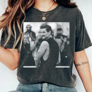 Pedro Pascal T-Shirt, Retro Funny Pedro Pascal Sweater, Pedro Pascal Fans Gift, Pedro Pascal Tribute Celebrity Graphic Tee
