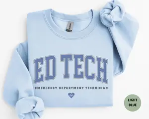 Emergency Department Technician  T-Shirt / Sweatshirt / Hoodie , ER Tech s , ED Tech, Emergency Room Nurse Gift, ER Department Cotton Crewneck