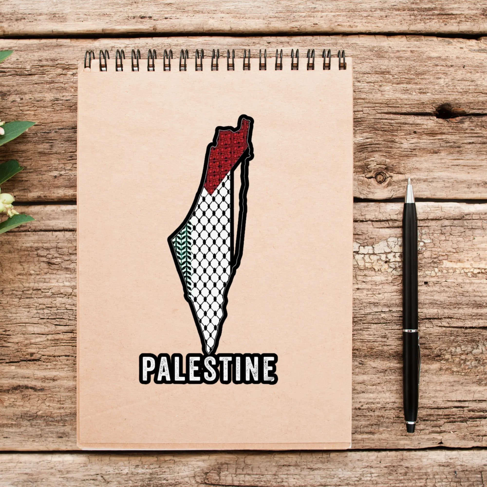 Palestinian Flag Sticker, Cultural Heritage Vinyl Decal, Pride And Resistance Design For Personal Items