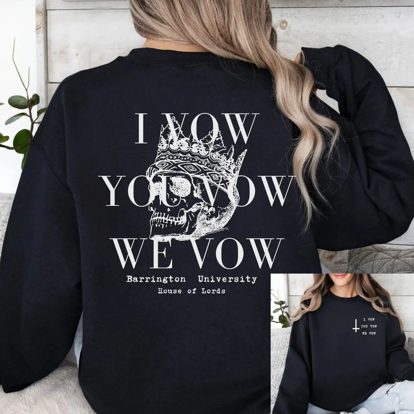 LORDS Series crewneck, I Vow You Vow We Vow, Lords, Bookish Merch, Smut Shirt, Spicy Romance Shirt, Sweatshirt, Hoodie, Tshirt