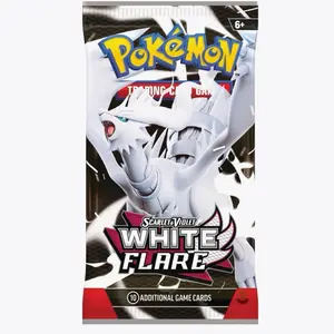 Pokémon Scarlet & Violet White Flare Booster Pack - 10 Additional Game Cards for Collectors Aged 6+