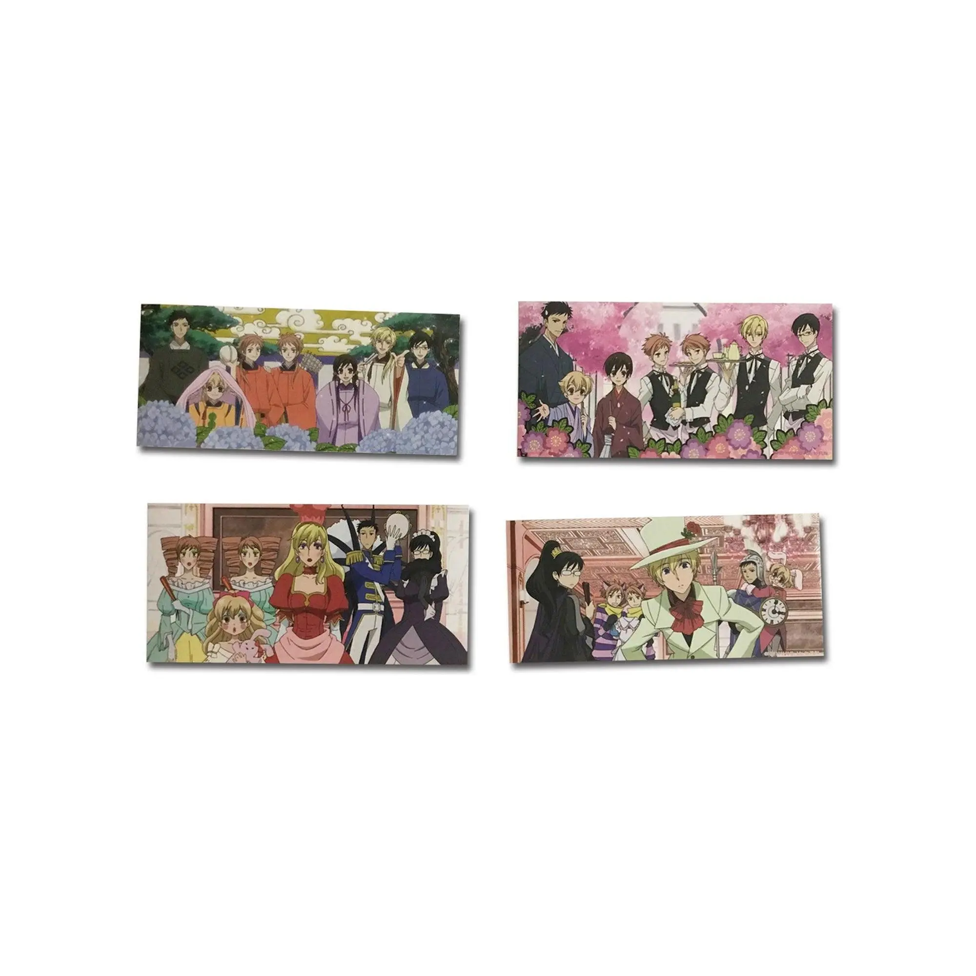 Ouran High School Host Club - Group In Costumes Sticker Set 4"