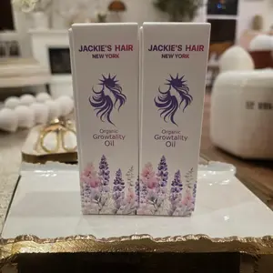 2x Jackie's Hair New York Organic Growtality Oil 60ml - Natural Formula for Hair Growth Support with Organic Ingredients