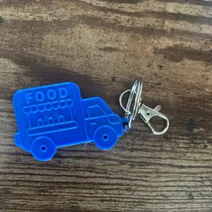 Food truck tap n connect keychains