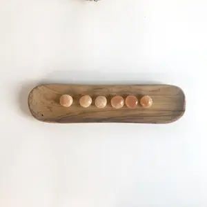 Peach Selenite Polished Nuggets