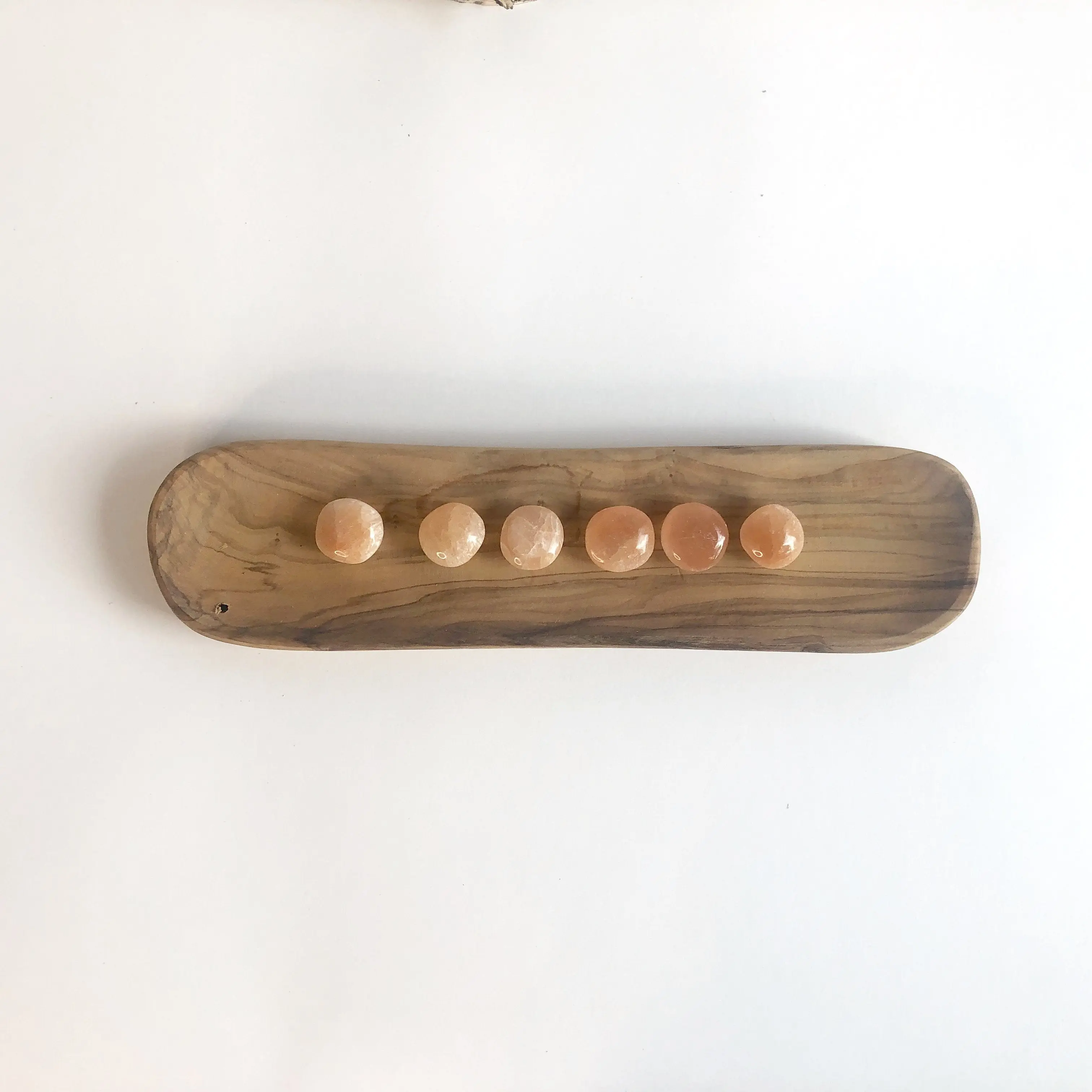 Peach Selenite Polished Nuggets