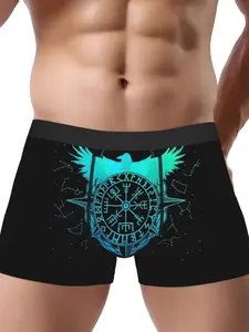 Boxer Briefs Featuring Viking Designs for Men Print Boxer Briefs Featuring Viking Designs for Men Print