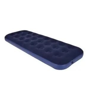 Single Person Plush Air Mattress, Thickened Quick-Inflate Bed, Waterproof Insulated, Portable Foldable, Ideal for Camping, Home, Office, Hospital