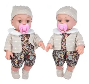 12-inch Reborn Baby Doll with Matching Outfit，Paired with  pacifiers， Halloween/Thanksgiving / Christmas gifts